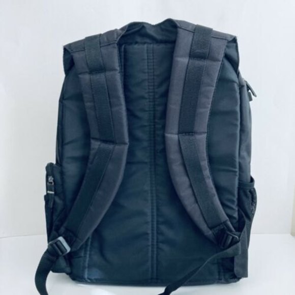 Targus Black Inner And Outer Pockets Buckle Belted Laptop Backpack Case - Picture 4 of 12